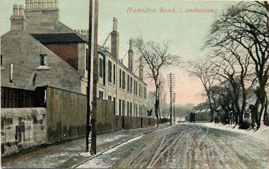 Hamilton Road - Circa 1900 - Published by F. Lithgow, Stationer, Cambuslang
